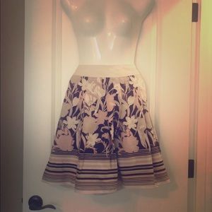 ANN TAYLOR Cotton Silk Skirt